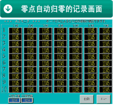 零点自动归零的记录画面