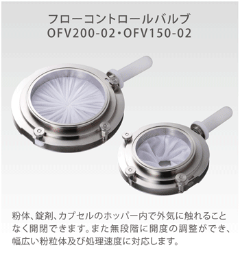 フローコントロールバルブOFV200-02･OFV150-02