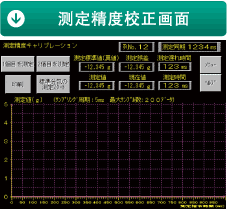 测定精度校正画面