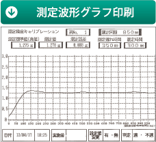 測定波形グラフ印刷